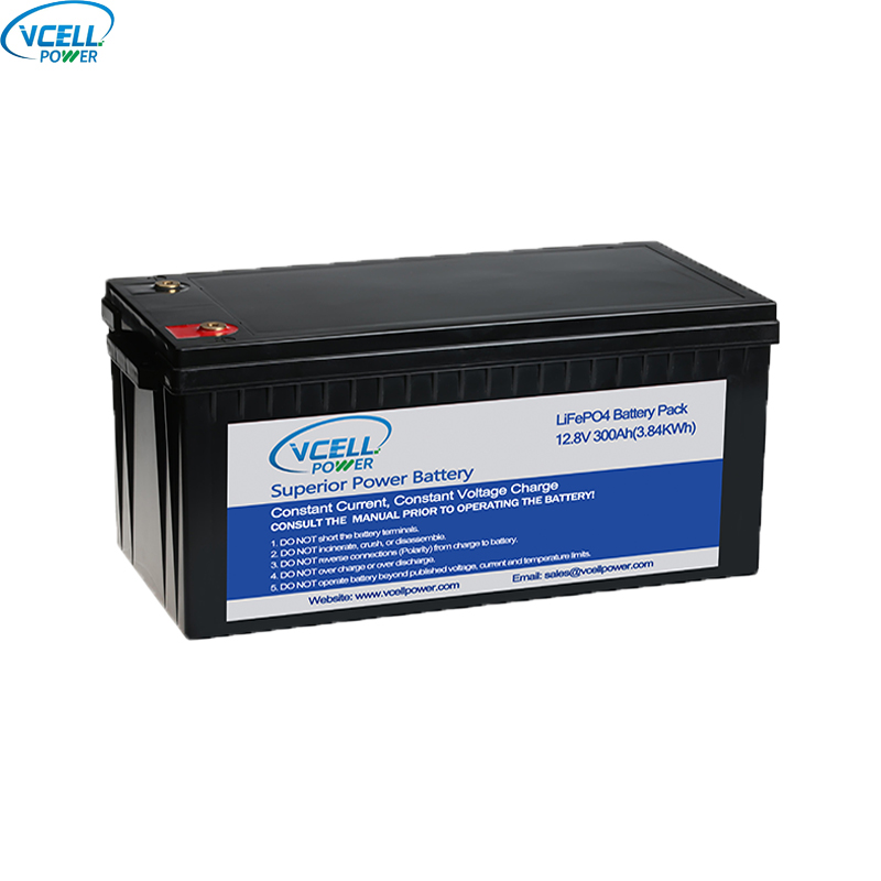 12,8 V 300 Ah LiFePO4 oplaadbare batterij