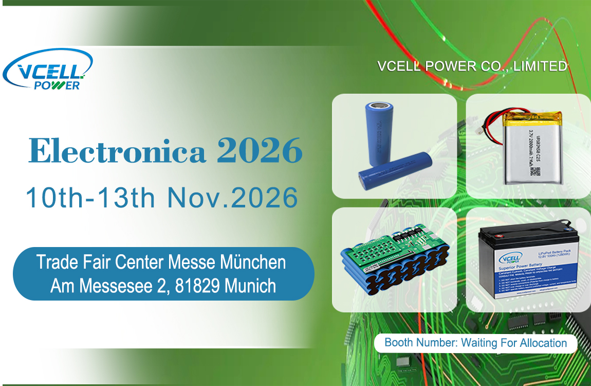 Vcell Power is aanwezig op electronica 2026 in München