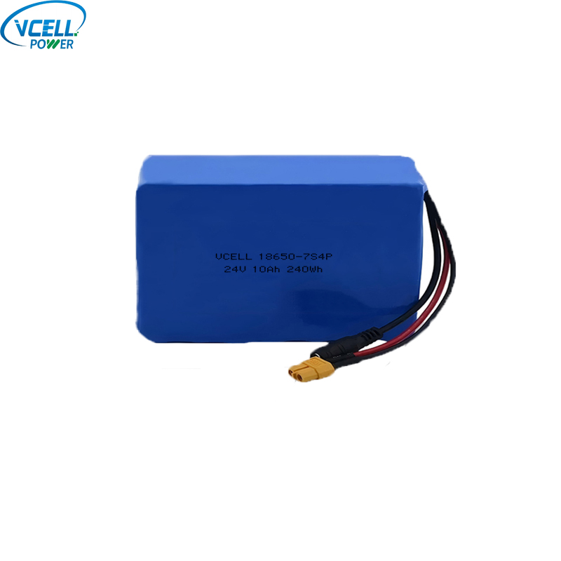 24V 10Ah lithium-ionbatterijpak
