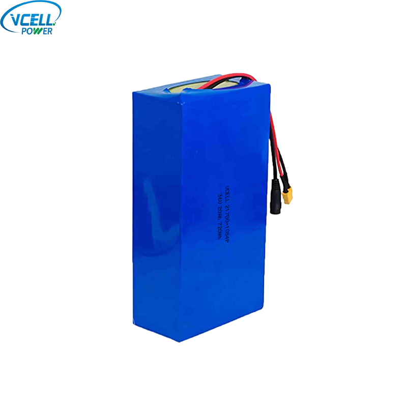 36V 20Ah Ebike lithium-ionbatterijpak