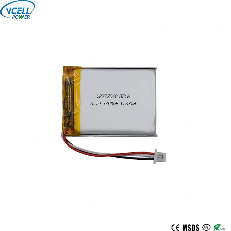 373040 3,7 V 370 mAh ultradunne LiPO-batterij