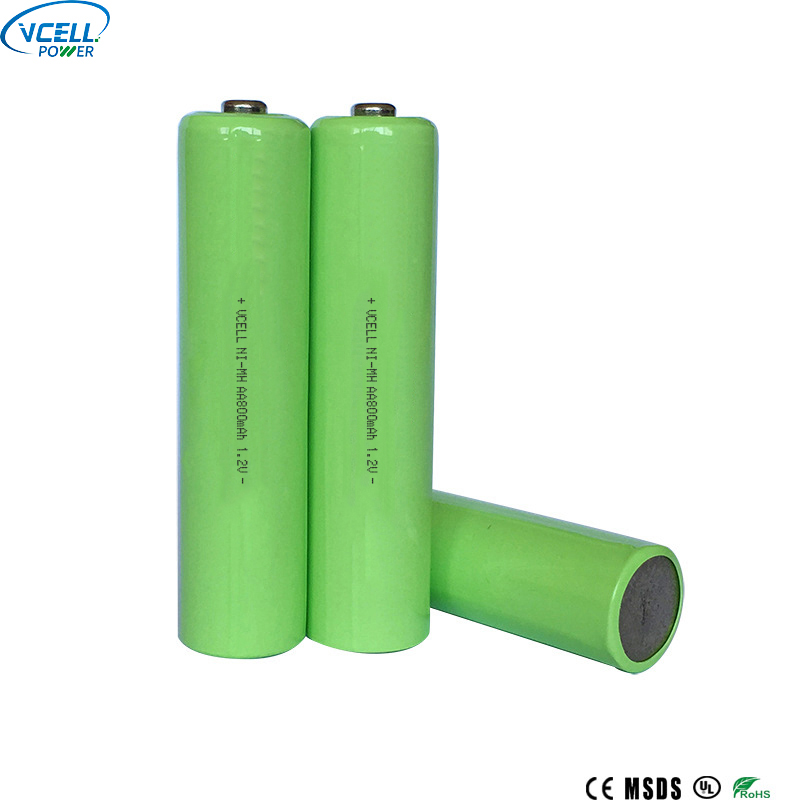NIMH AA 800mAh 1,2V oplaadbare batterij